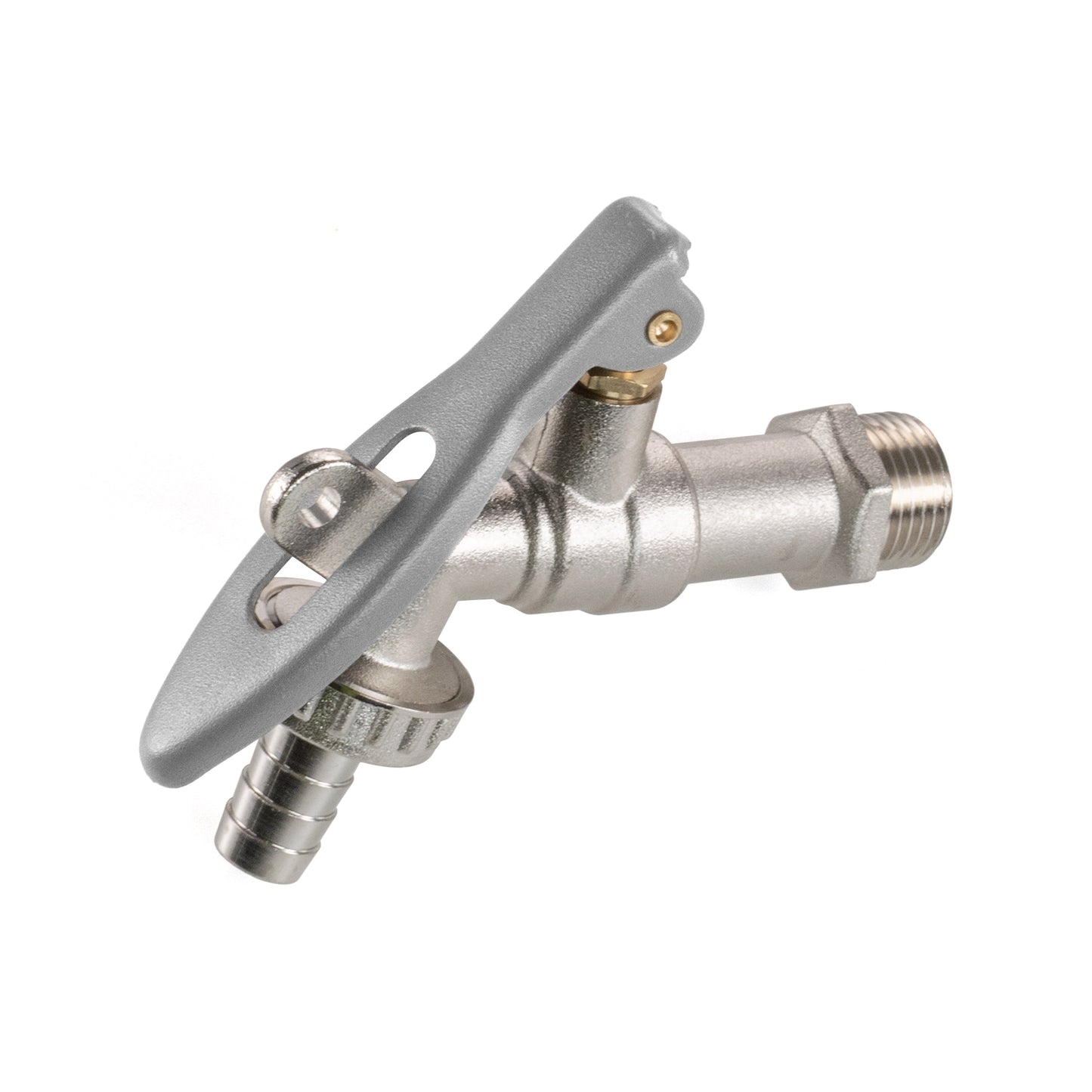 Water Butt Kit 1/2" with Lever Tap Hose Barb and Lever Lock and Drill Bit