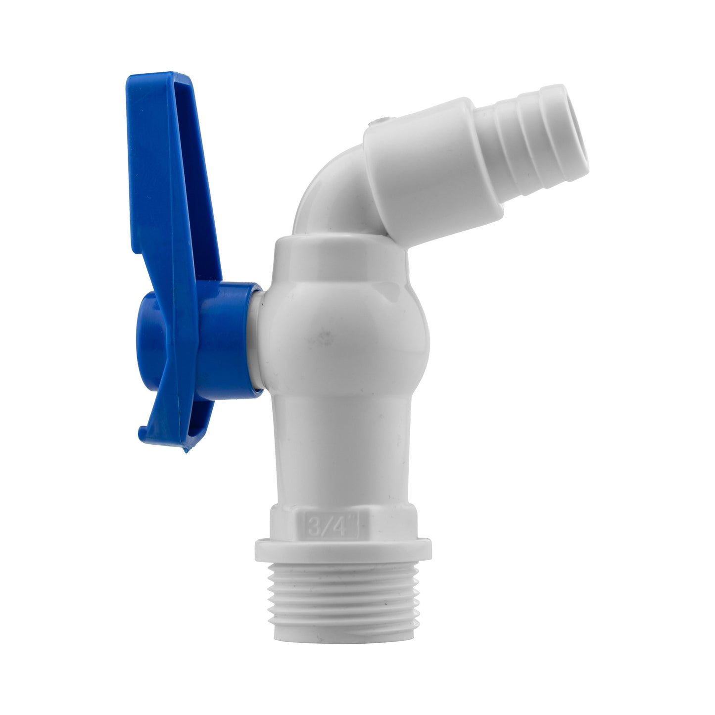 Wall Flange Kit 32mm MDPE + White PVC Tap