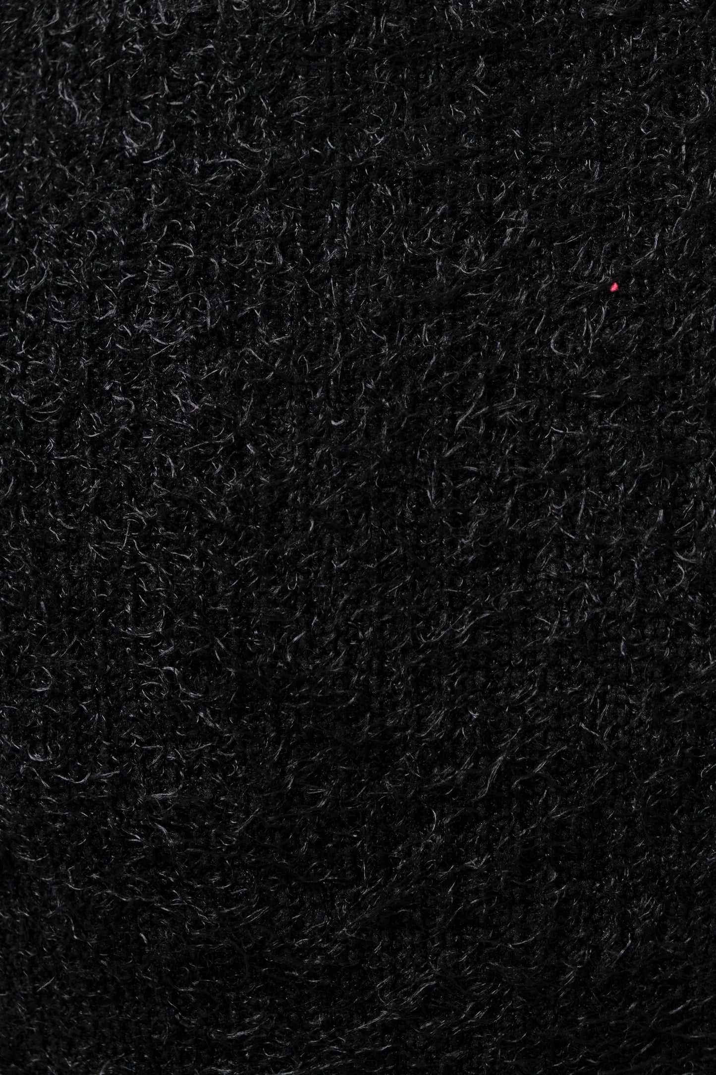 Guila Eyelash Rib Long Sleeve Midi Dress - Black