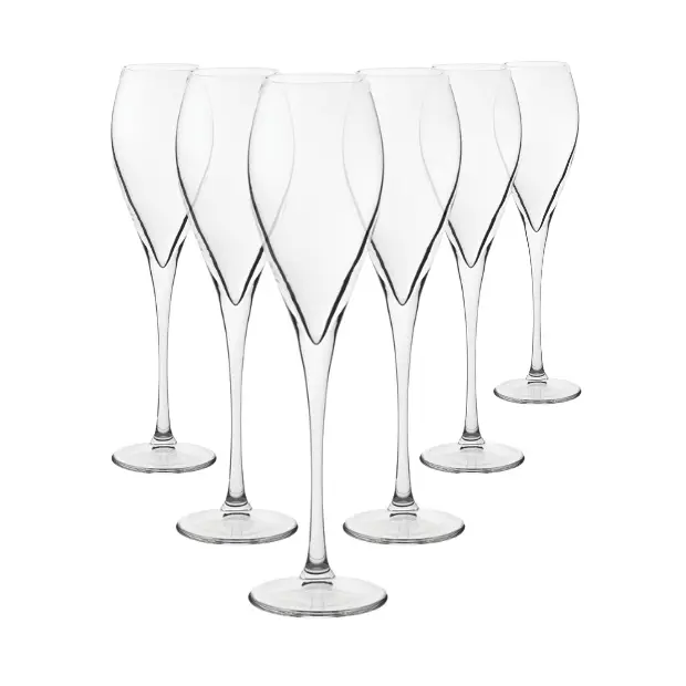 Monte Carlo Champagne Flutes - 230ml - Set of 6