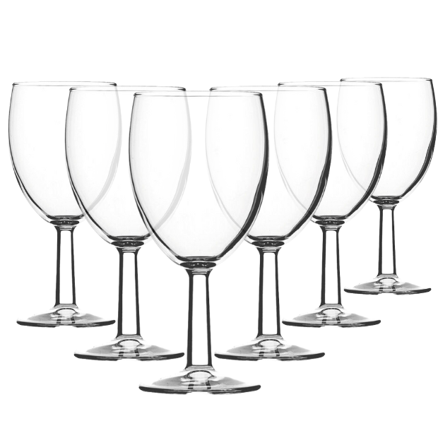 Saxon Wine Glasses - 200ml - Set of 6