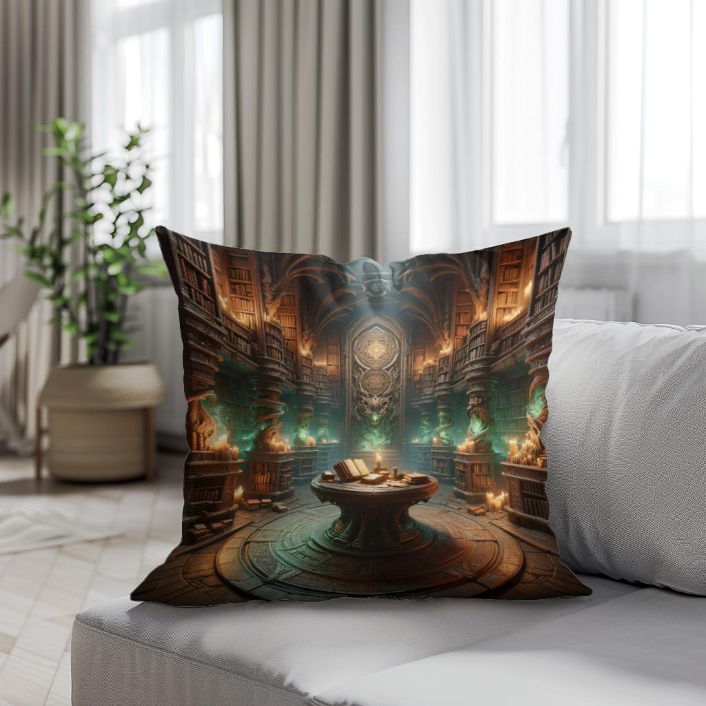 Celestial Radiance Cotton Cushion