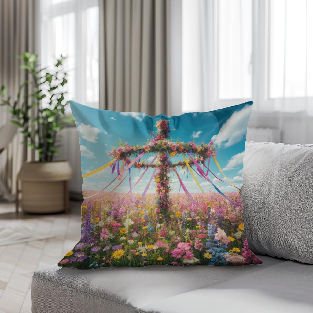 Midsummer Meadow Cotton Cushion