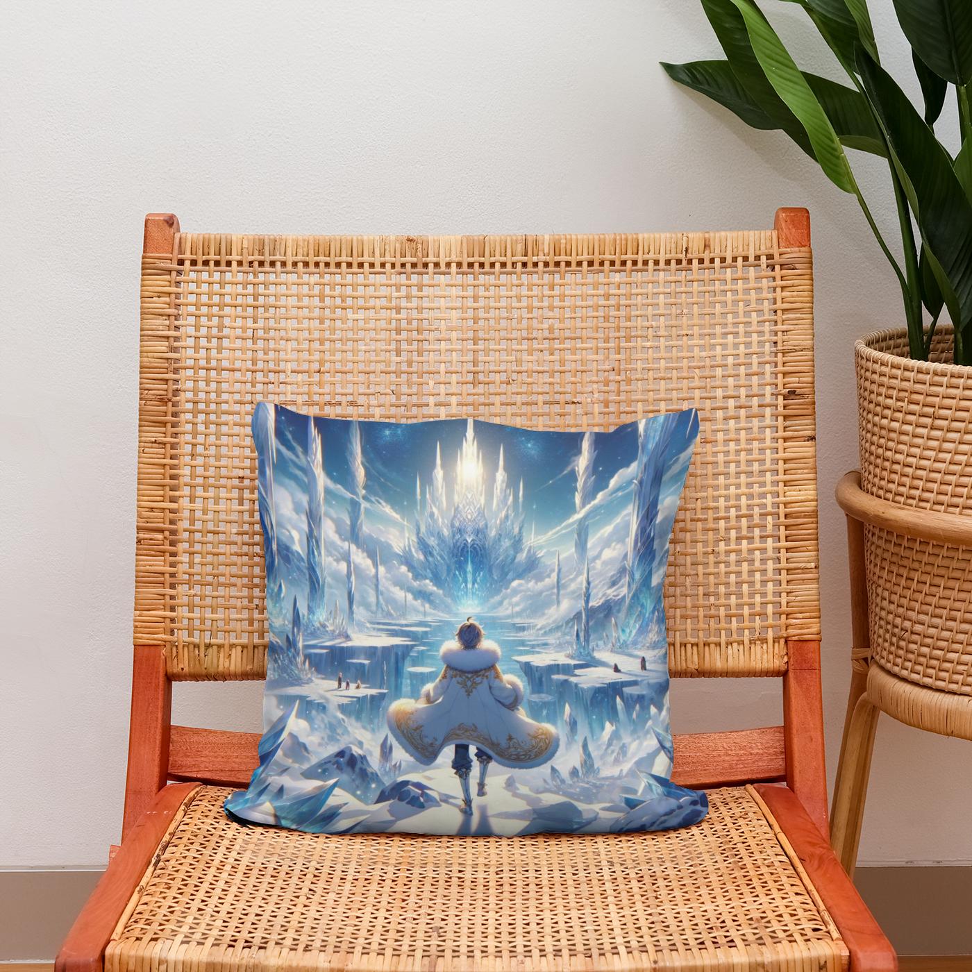 Frozen Elemental Awakening Cotton Cushion
