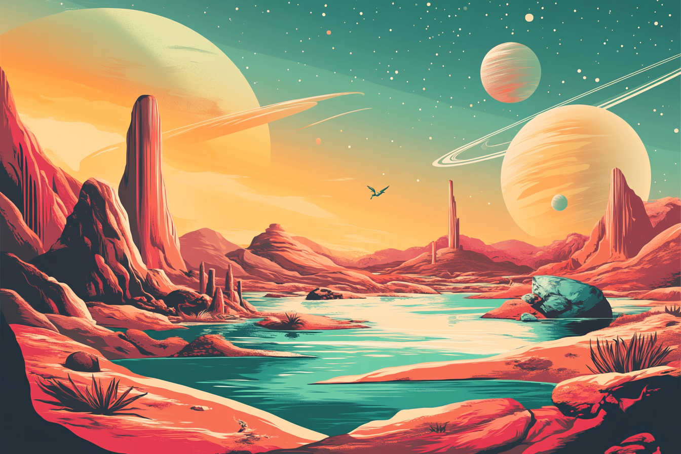 Galactic Flora Blanket