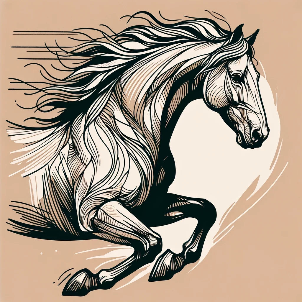 Galloping Grace Canvas
