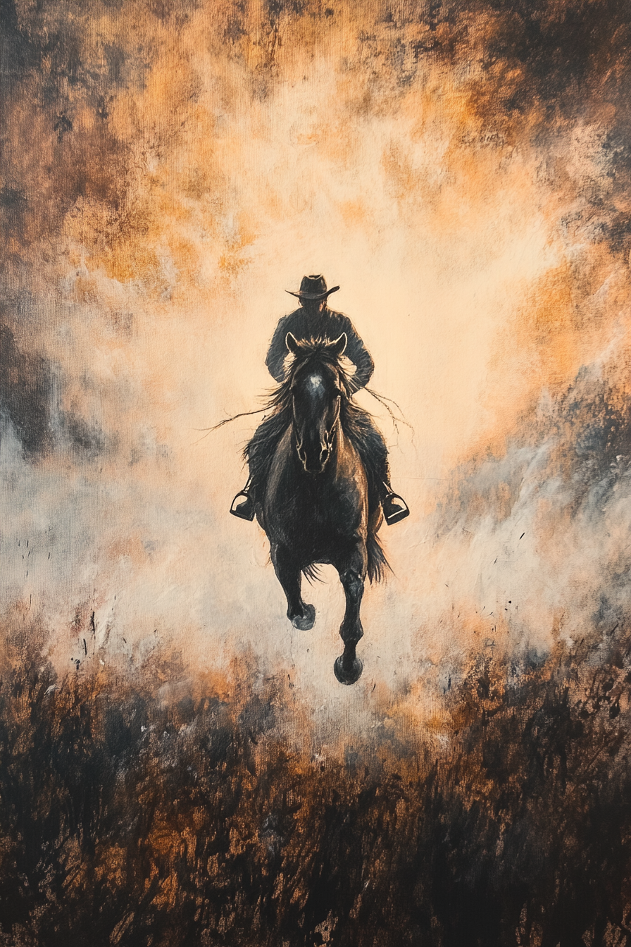 Galloping Horse Dawn Blanket