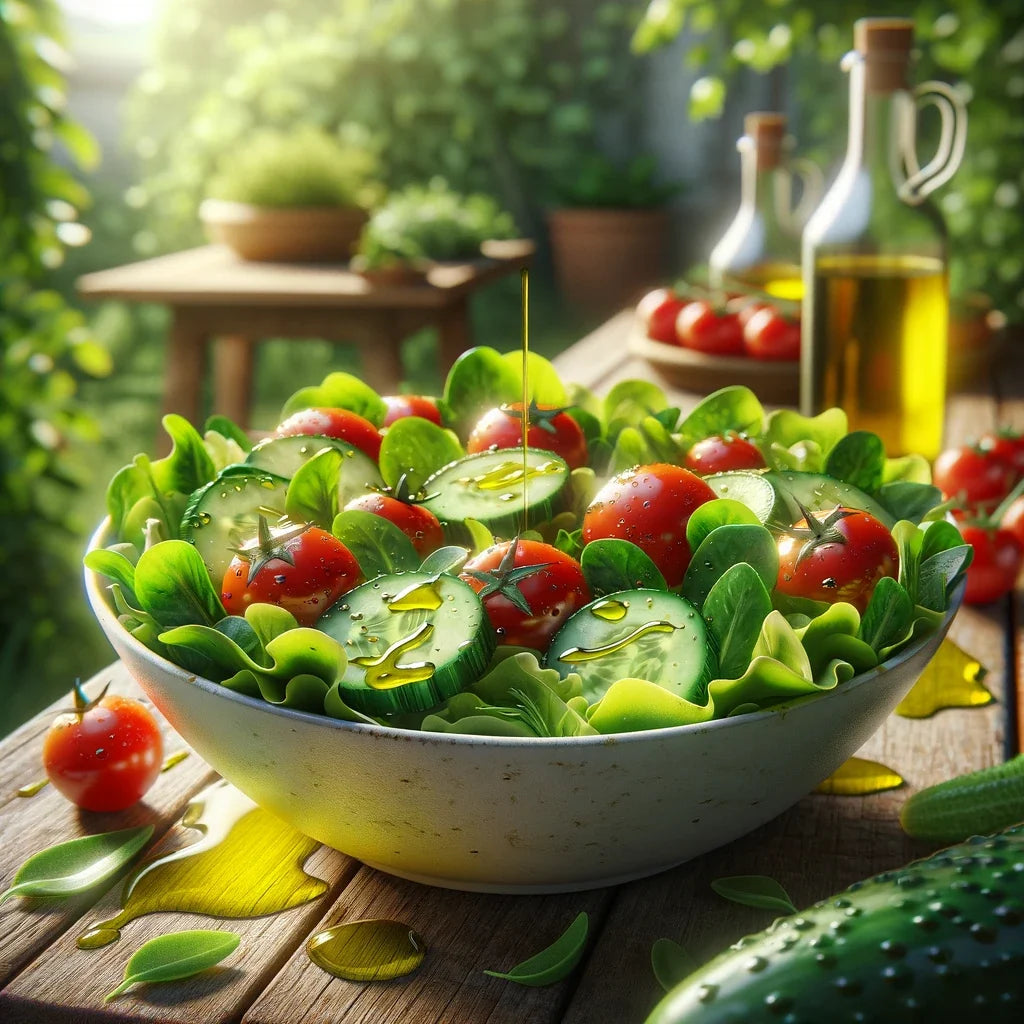 Garden Fresh Salad Canvas