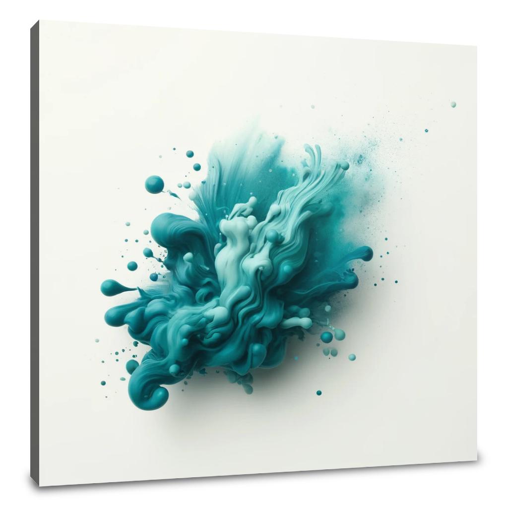 Teal Serenity Canvas