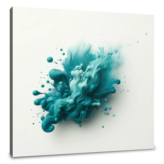 Teal Serenity Canvas