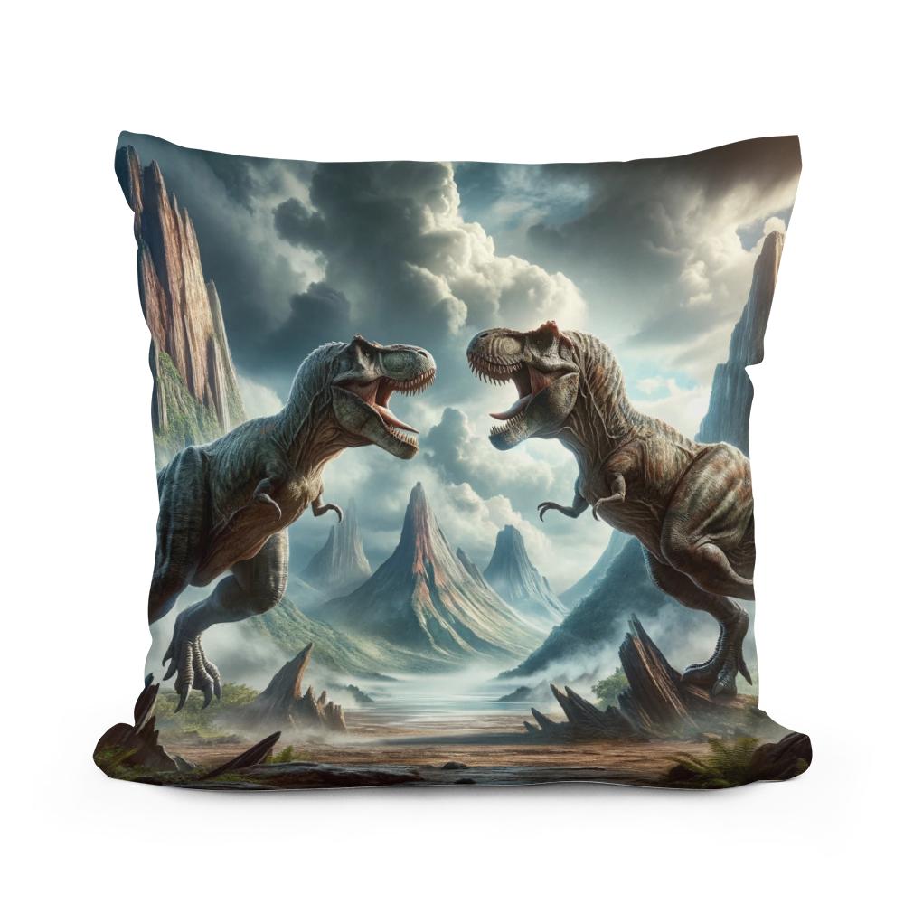 Thunder Duel Rex Cotton Cushion