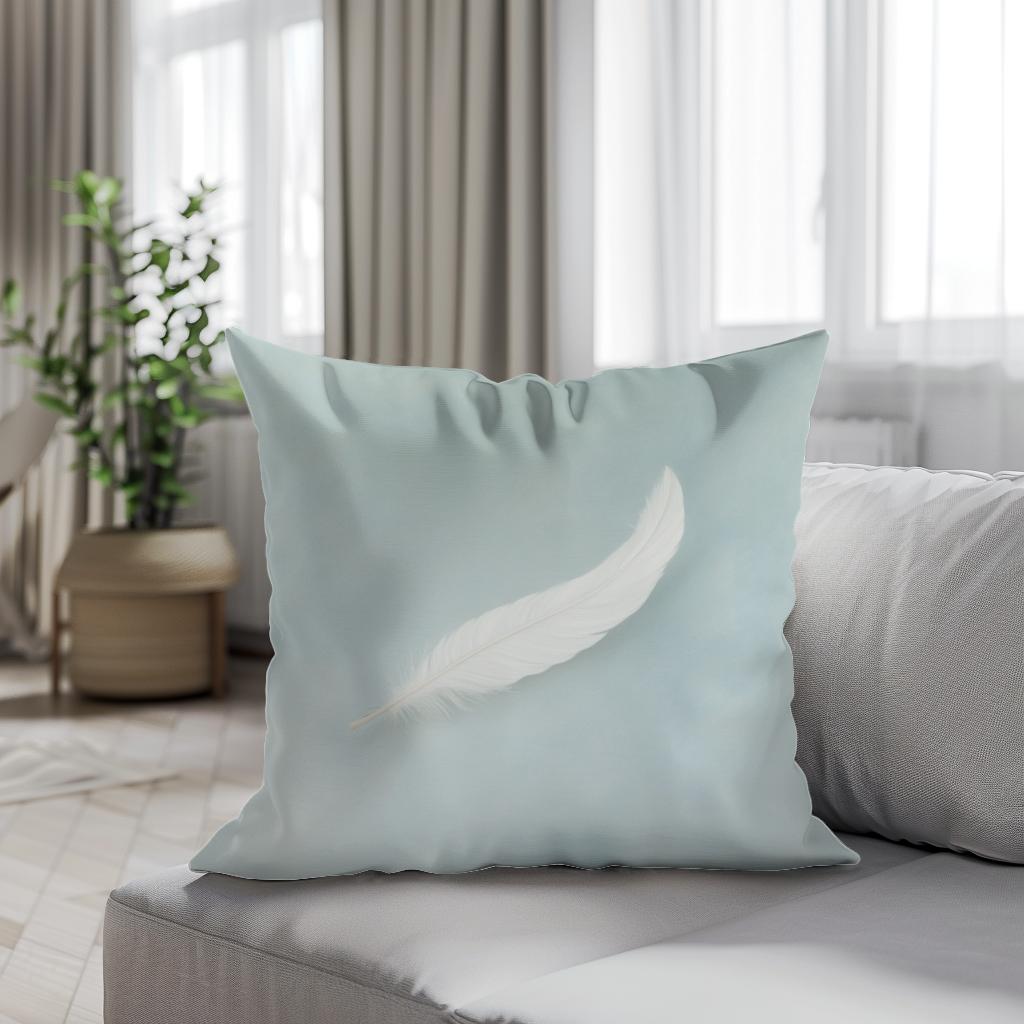 Whispering Feather Cotton Cushion