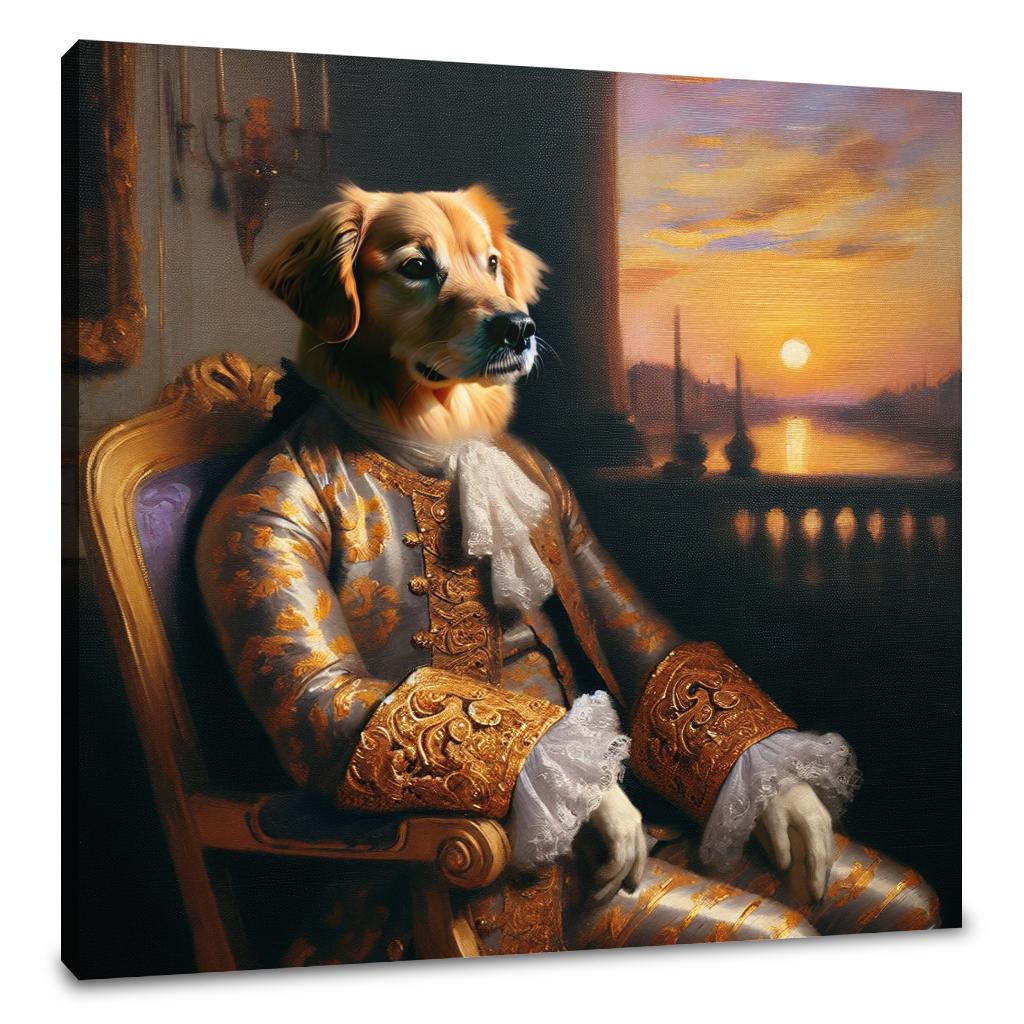 Regal Retriever Royalty Canvas