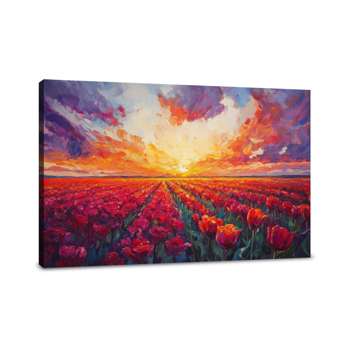 Sunset Tulip Canvas