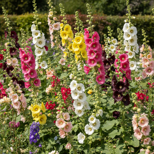 Hollyhock Bishy Barnabee Mix
