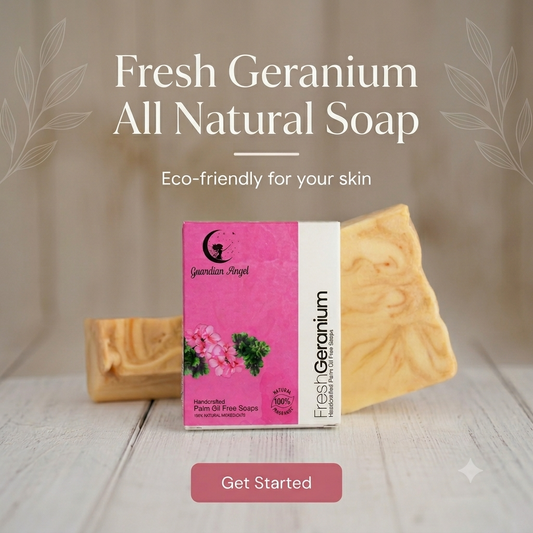 Fresh Geranium - Geranium, Lemon, Pink Clay, Spinach & May Chang