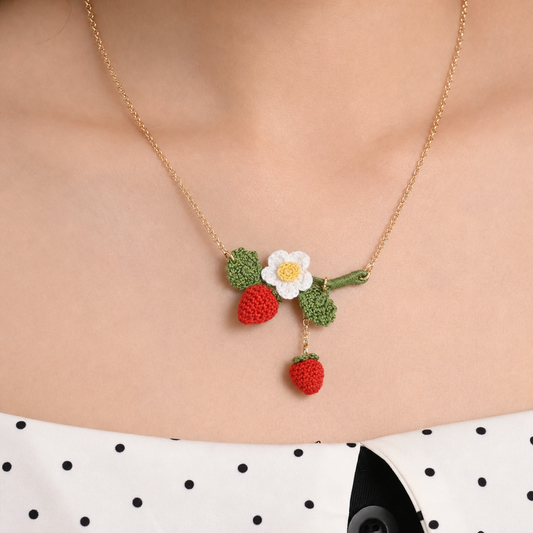 Strawberries Necklace