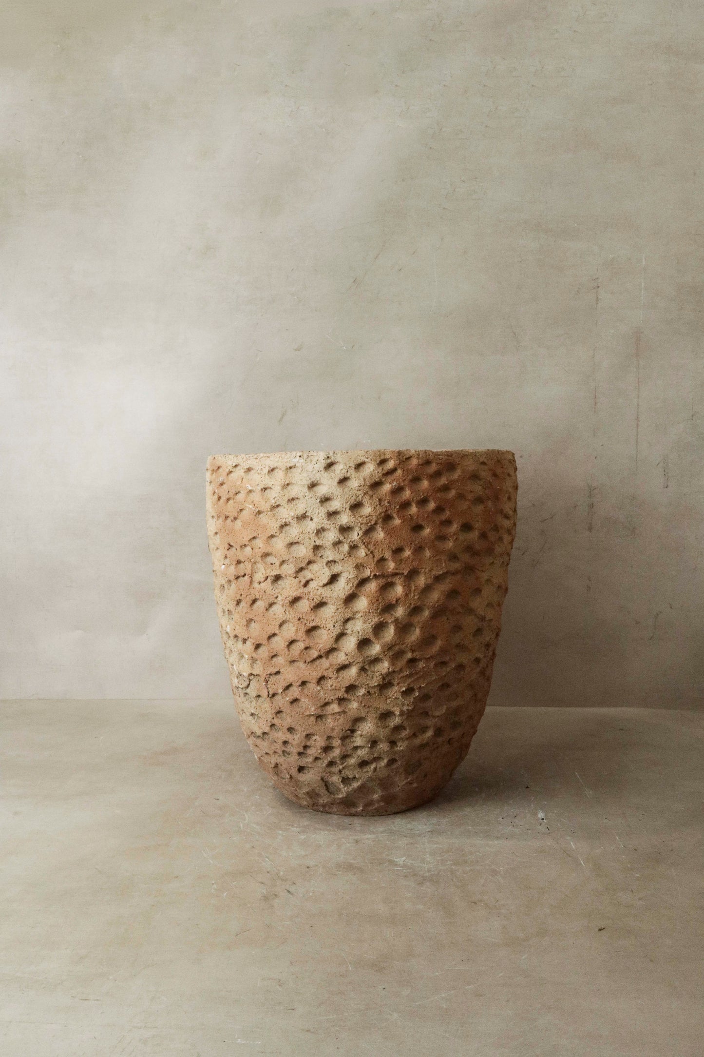 Textured Gwayi Clay Pot - Zimbabwe - 30.1