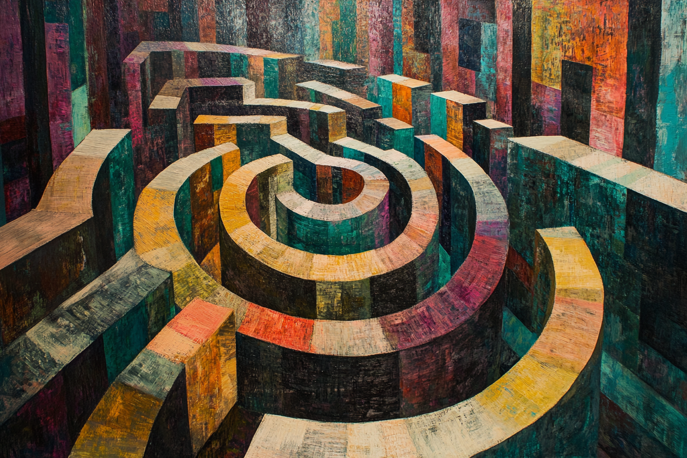 Geometric Labyrinth Blanket