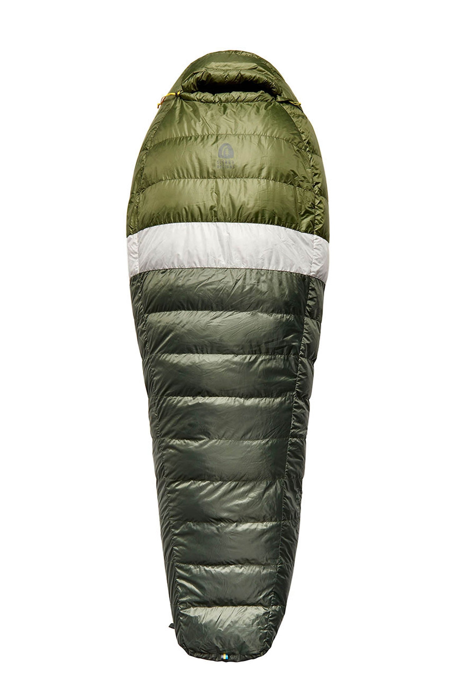 Sierra Designs Get Down 20°F (-7°C) 550-Fill DriDown Sleeping Bag - Regular - Green/White
