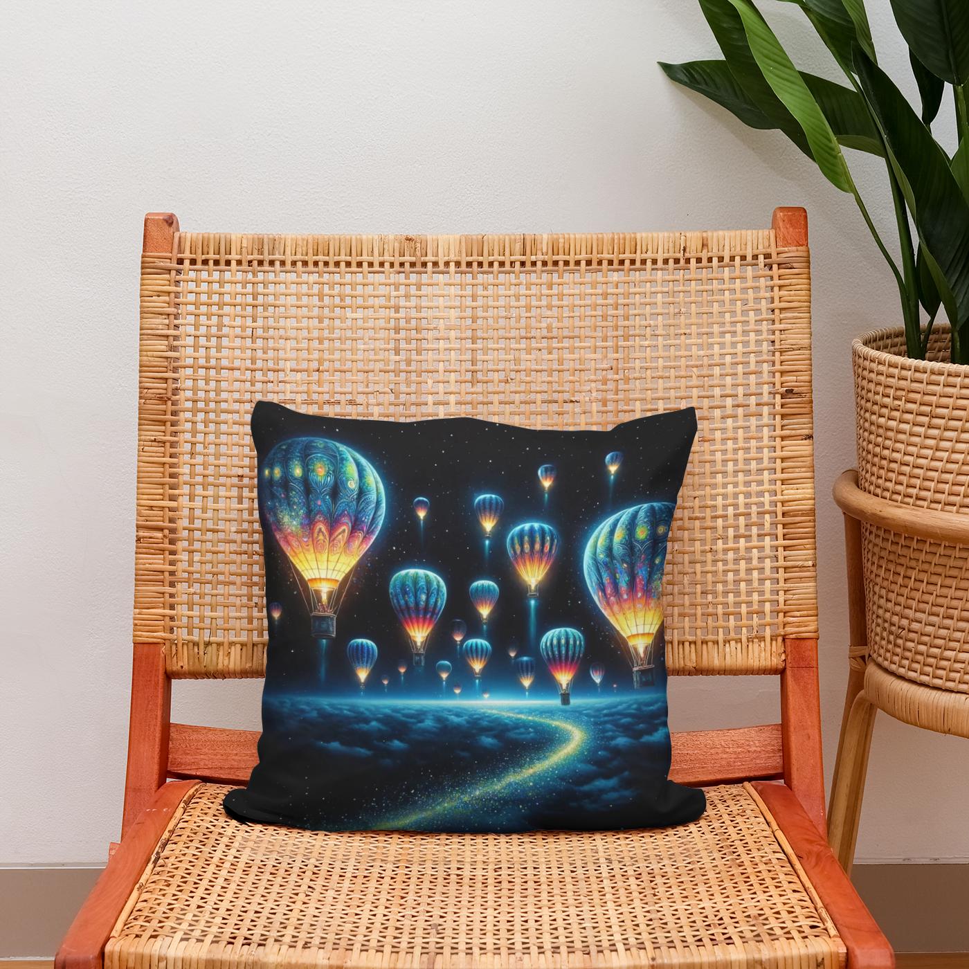 Midnight Enchantment Cotton Cushion