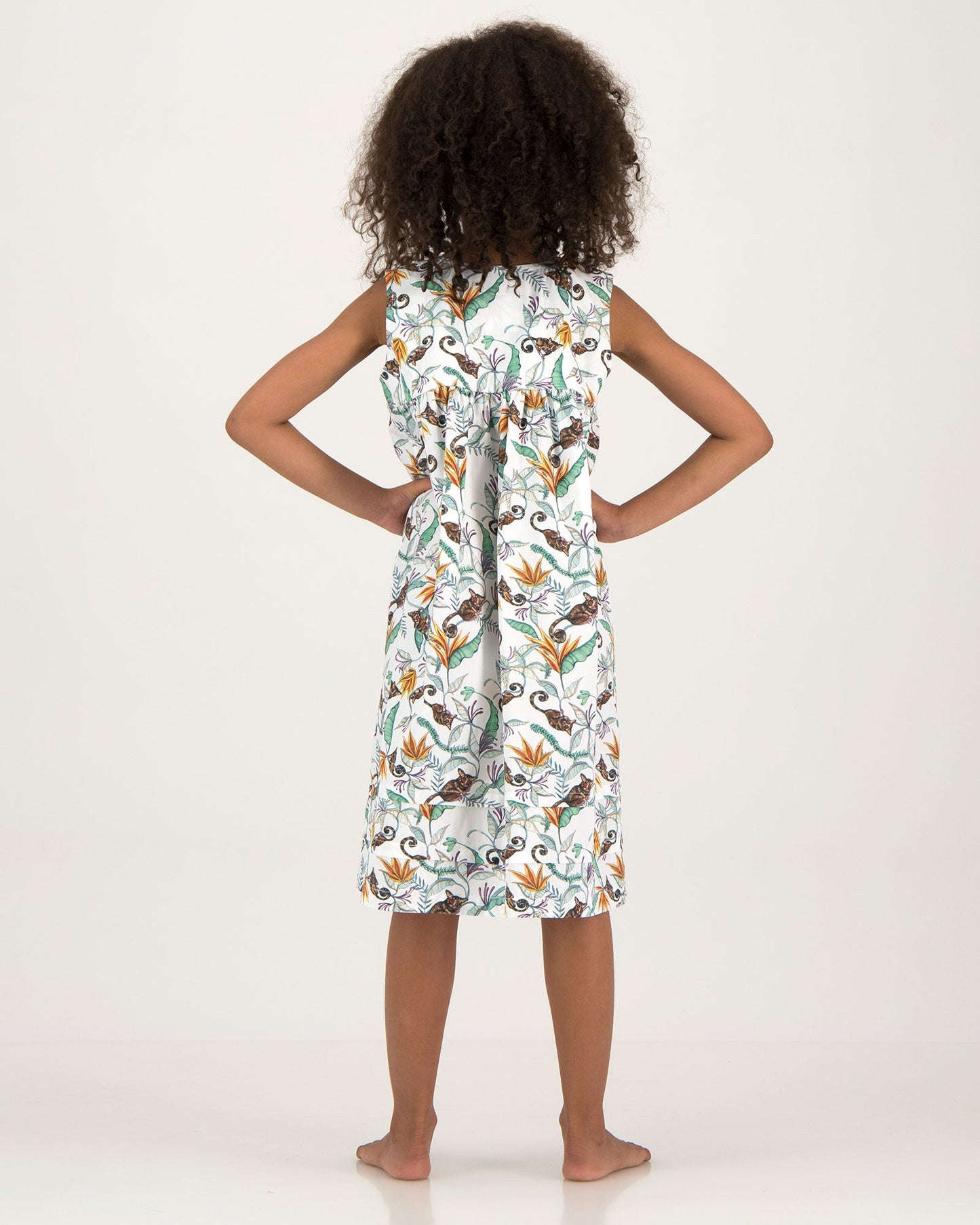 Girls Nighty - Night Monkeys White