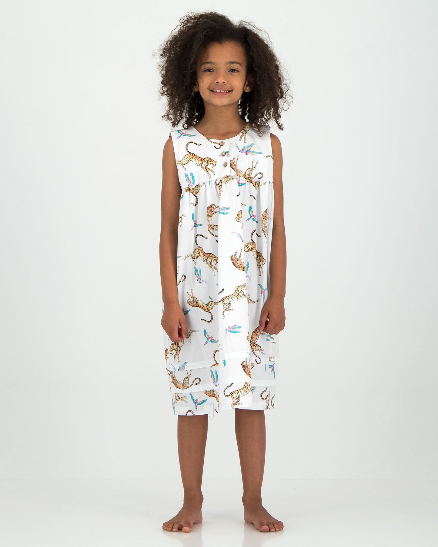 Girls Nighty - Playing Cheetahs