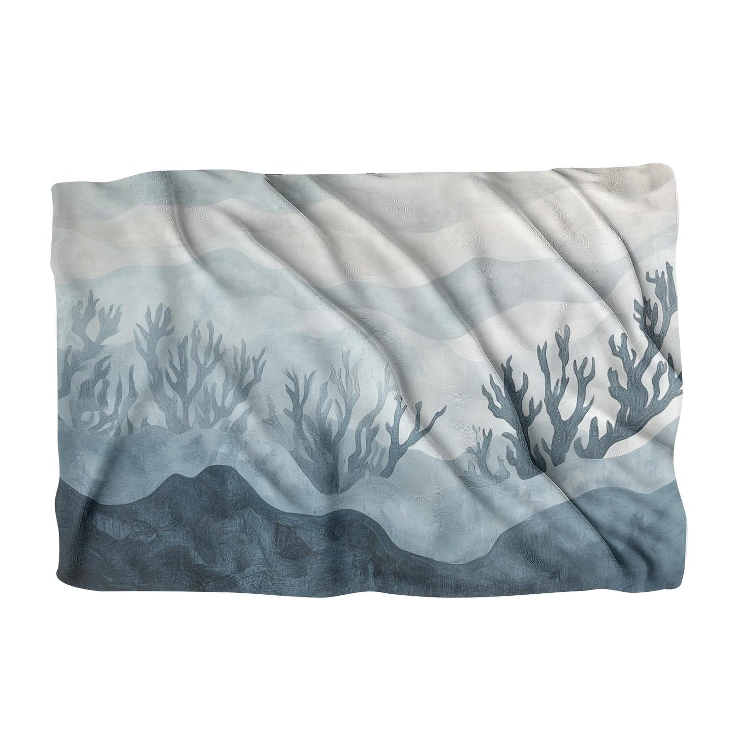 Coral Silhouettes Blanket