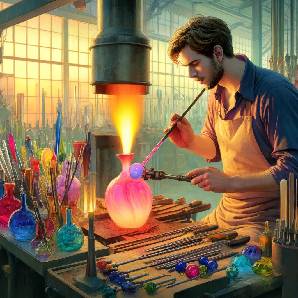 Glassblower's Artistry Canvas