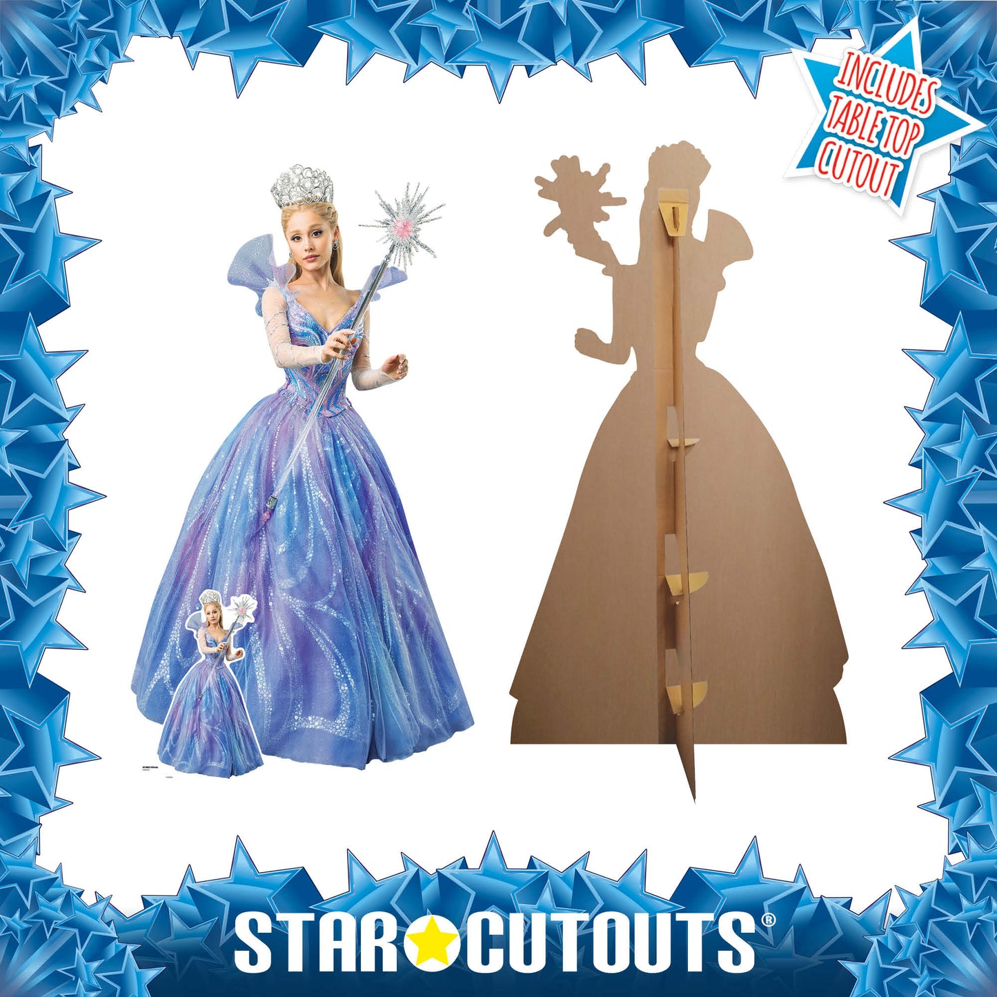 SC4882 Wicked for Good Movie Glinda Witch Life Sized Cardboard Cutout Height 165cm