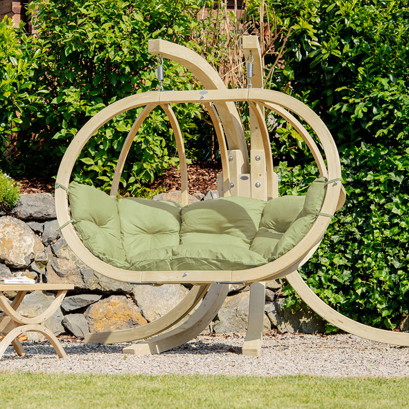 Globo Royal Double Hanging Egg Chair Set