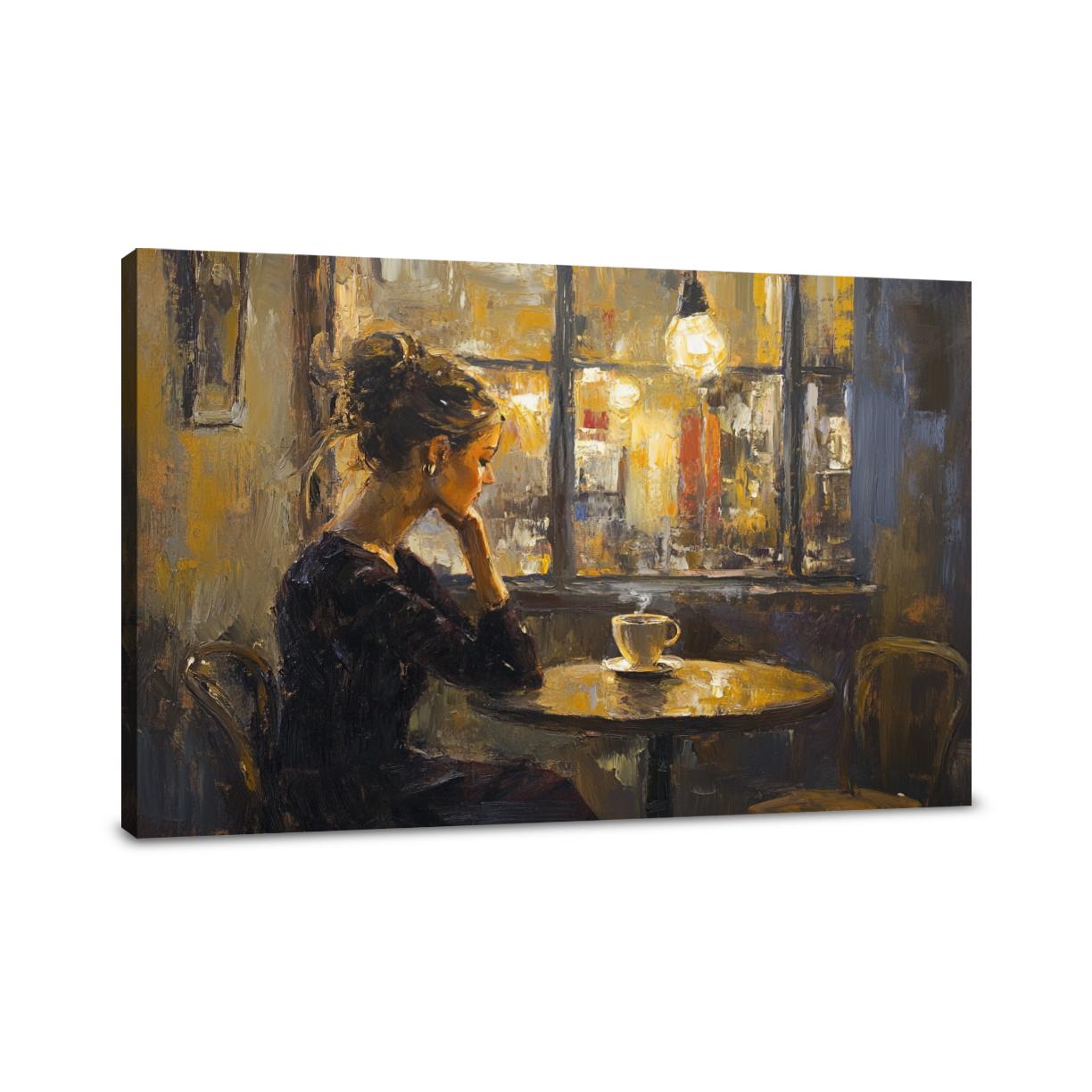 Dusk Coffee Moments Canvas