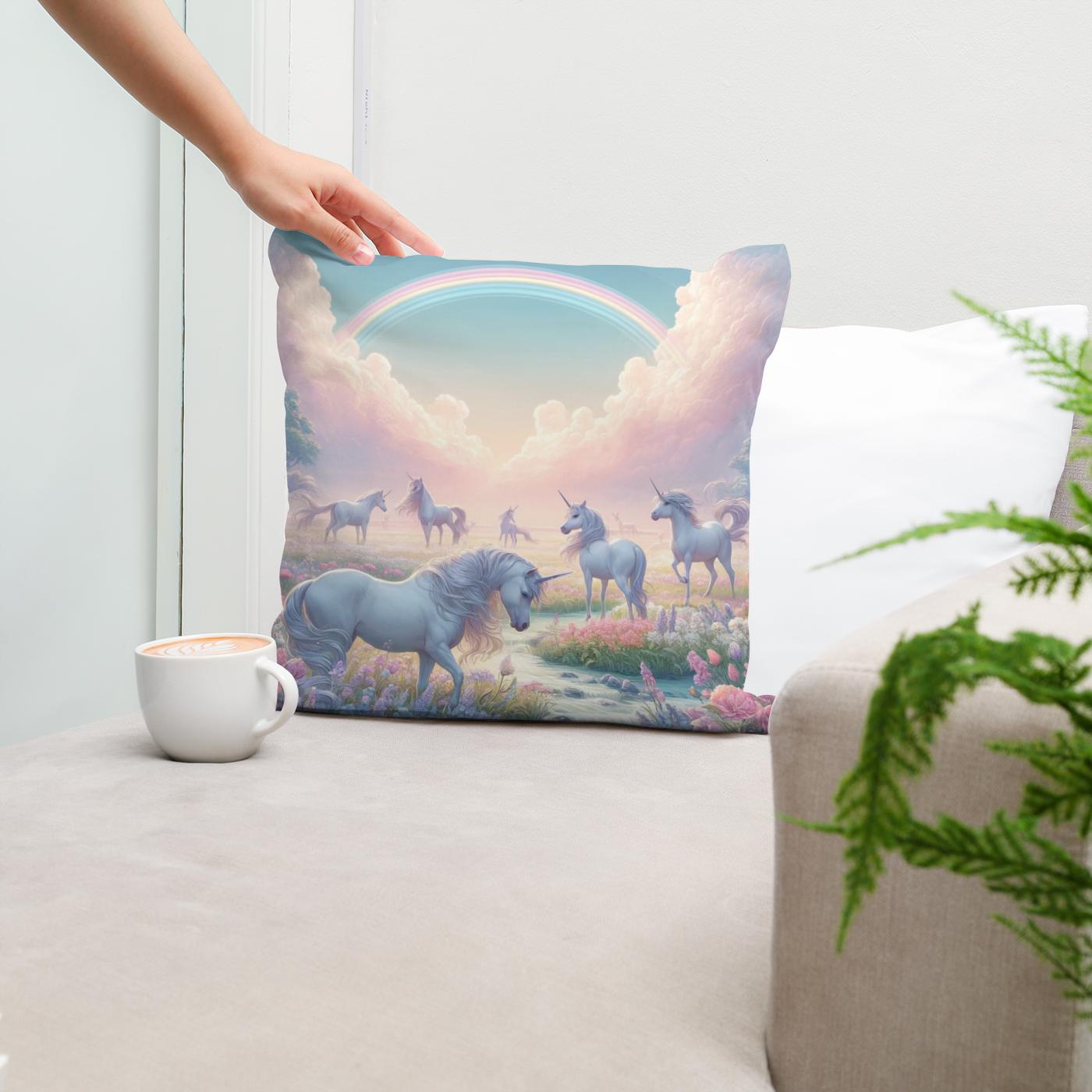 Unicorn Fantasy Cotton Cushion