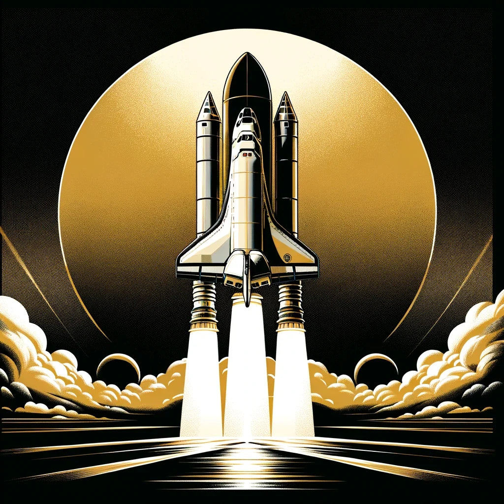 Golden Ascent Odyssey Cotton Cushion