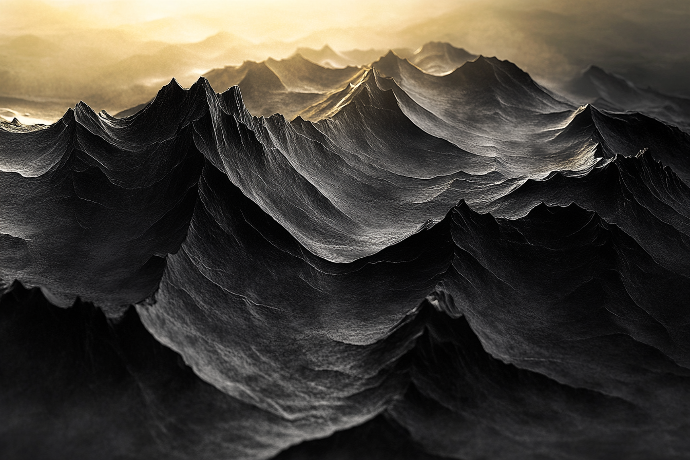 Golden Dawn Peaks Canvas