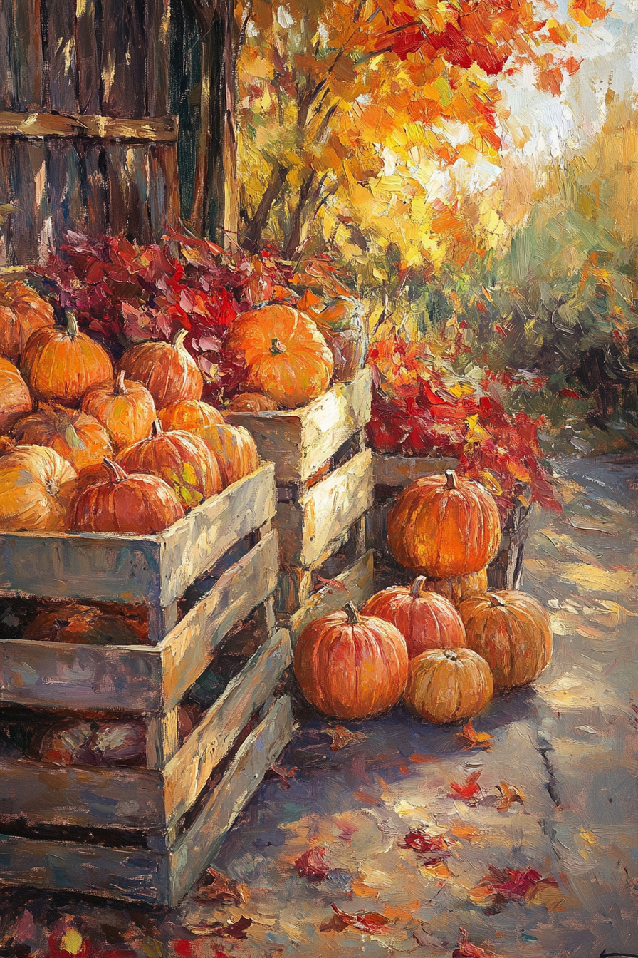 Golden Harvest Memories Canvas