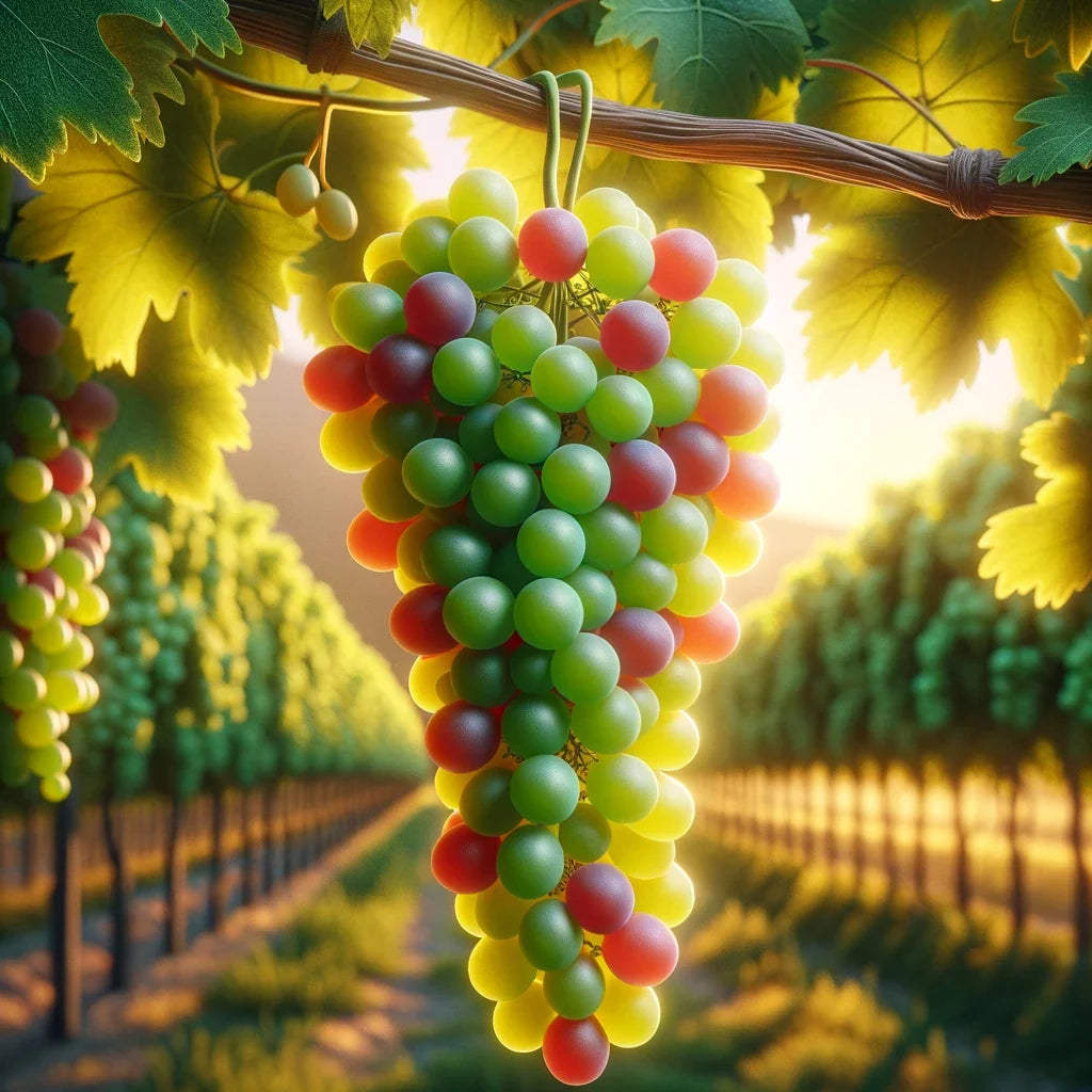Golden Hour Grapes Canvas