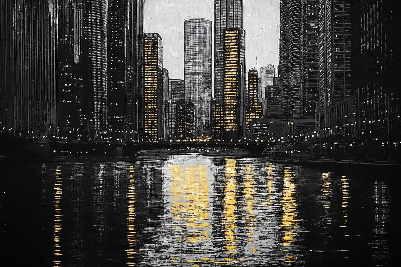 Golden Reflections Canvas