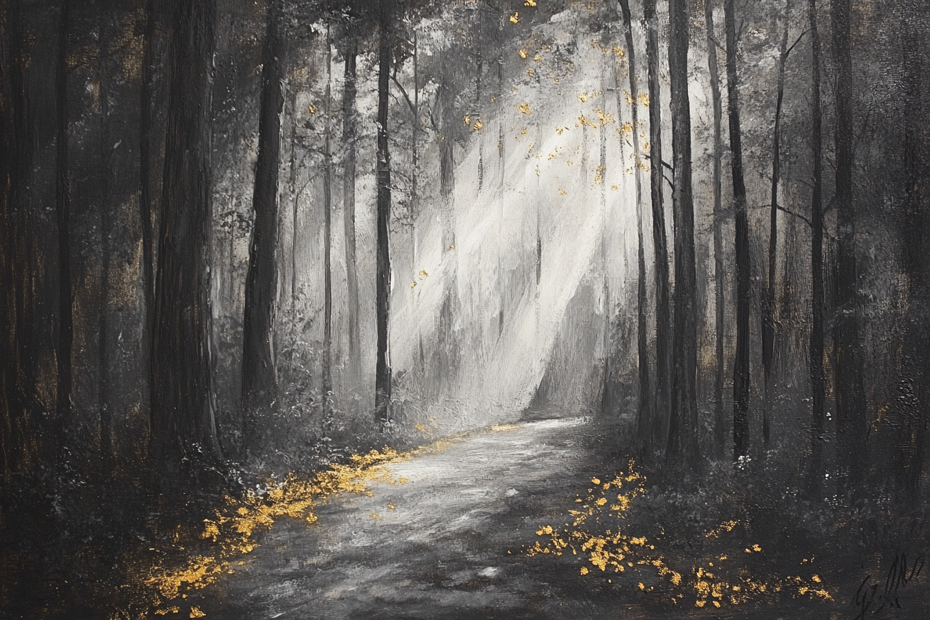 Golden Whisper Canvas