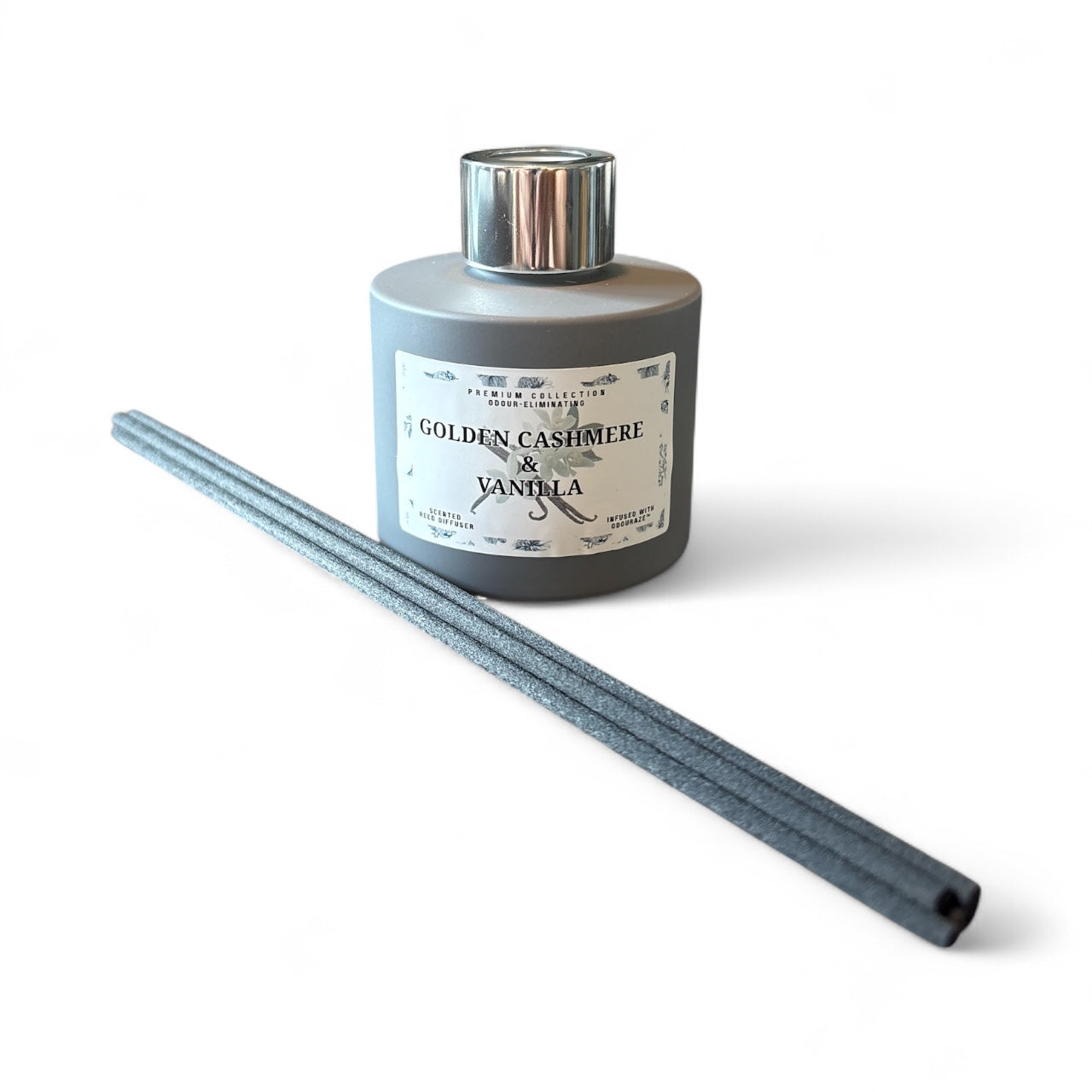 Golden Cashmere & Vanilla – Odour Eliminating Reed Diffuser (100ml)