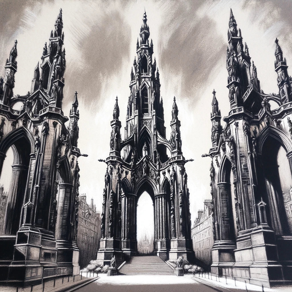 Edinburgh Gothic Elegance Canvas