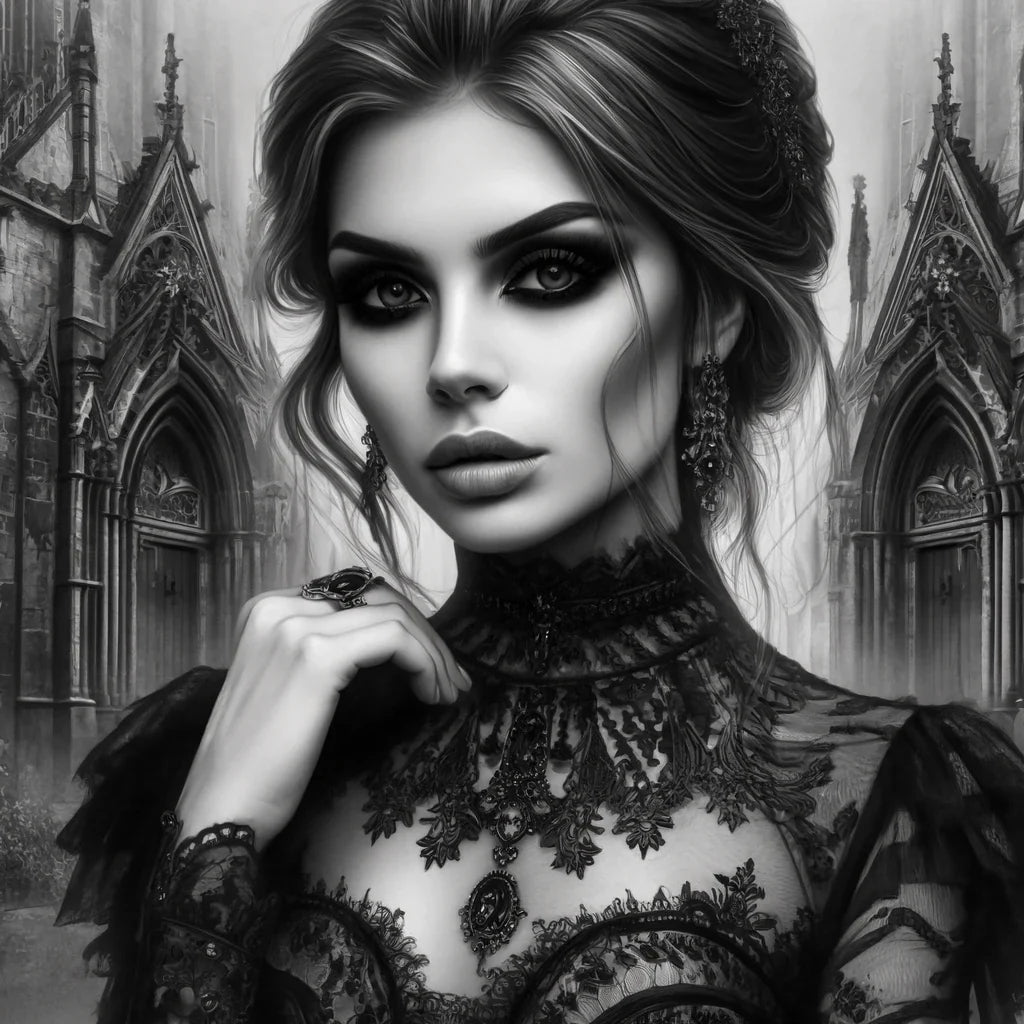 Gothic Grace Canvas