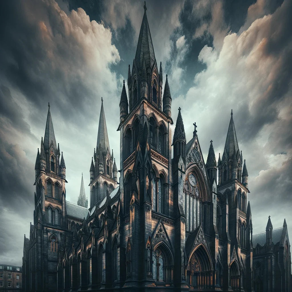 Gothic Grace Glasgow Cotton Cushion