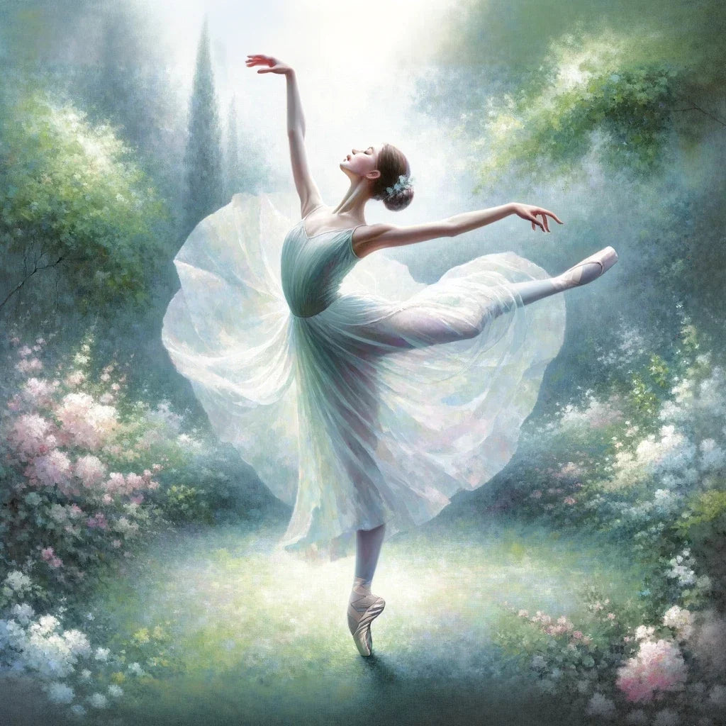 Graceful Arabesque Canvas