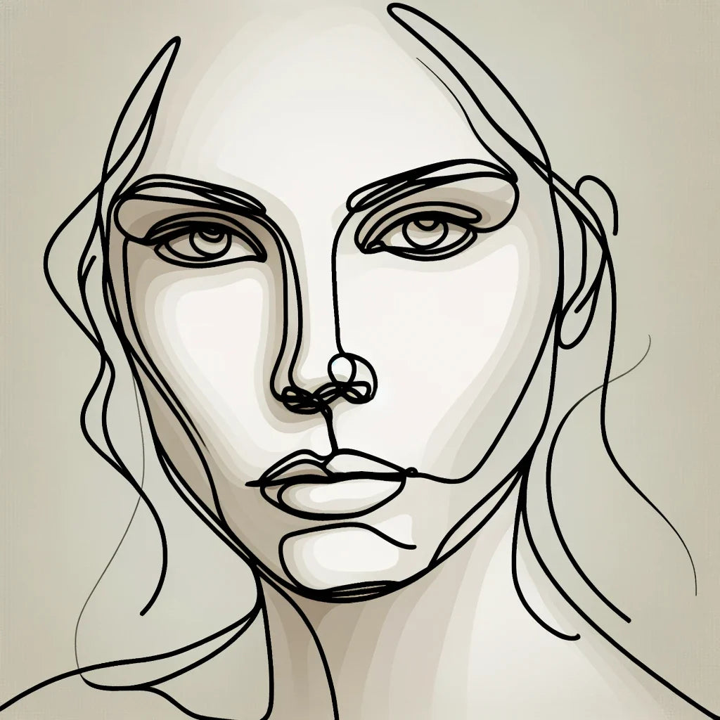 Graceful Contours Canvas