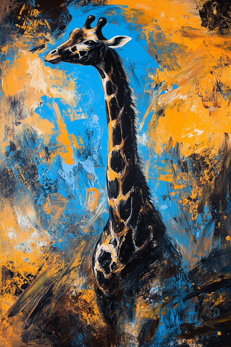 Graceful Giraffe Canvas