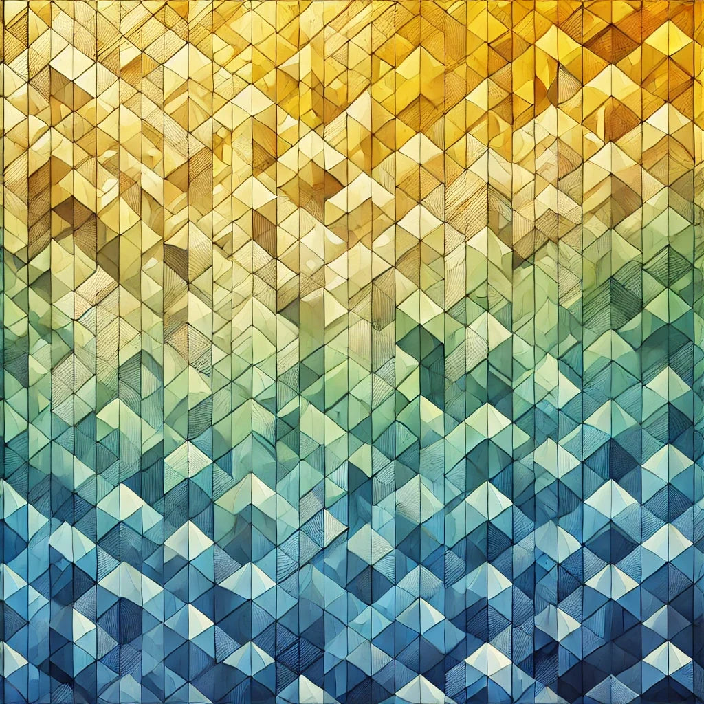 Gradient Mosaic Canvas