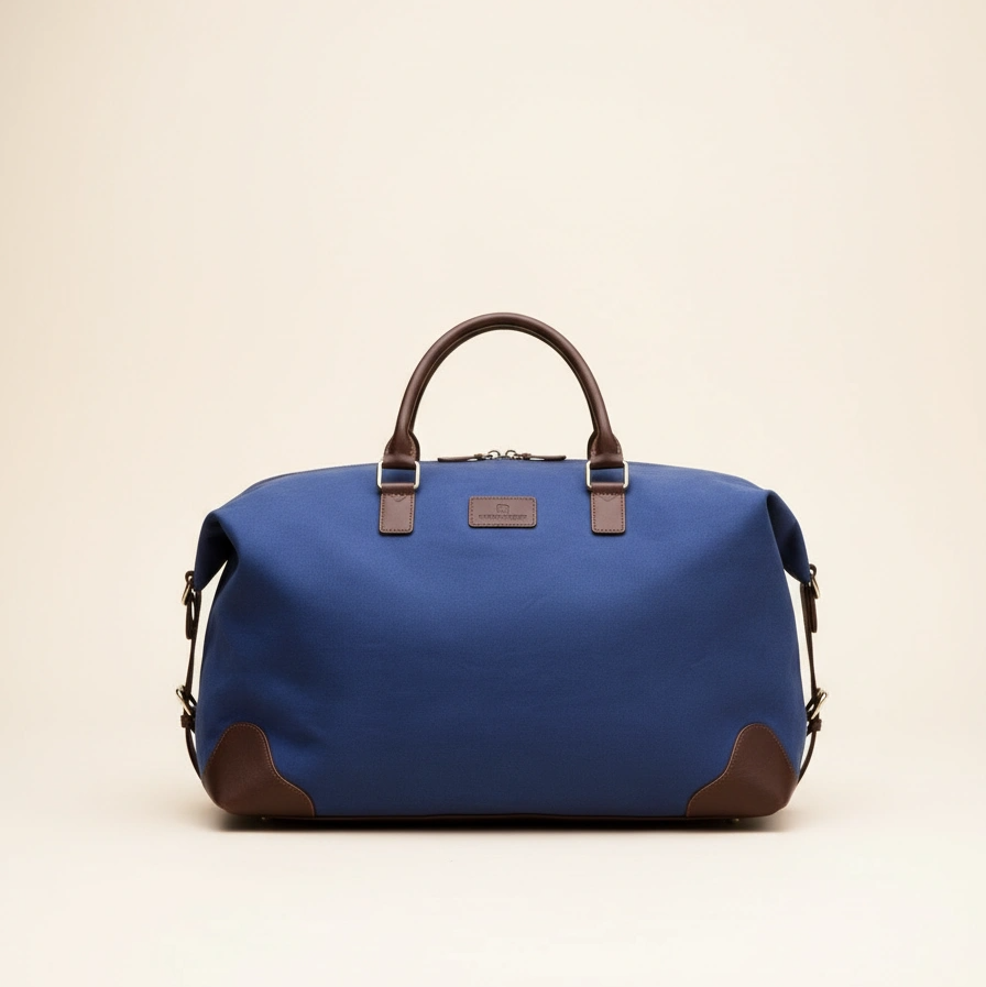 Grantham II - Handmade Canvas and Leather Travel Luggage / Holdall