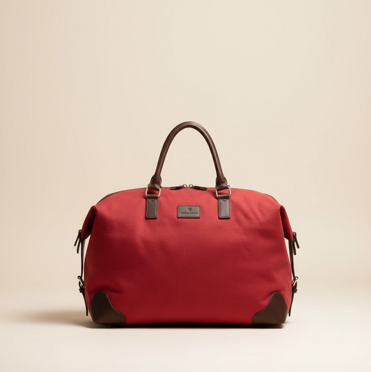 Grantham II - Handmade Canvas and Leather Travel Luggage / Holdall