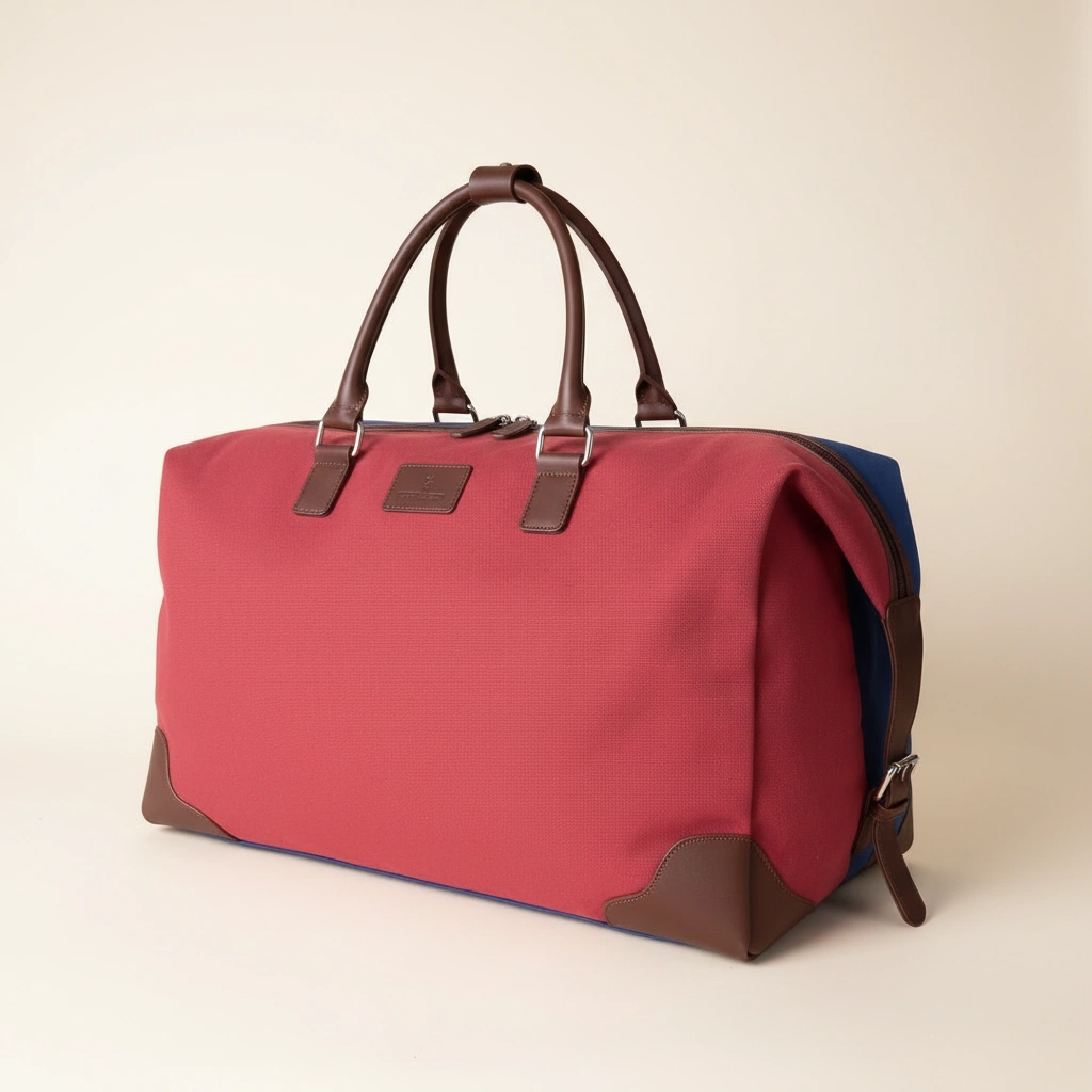 Grantham II - Handmade Canvas and Leather Travel Luggage / Holdall
